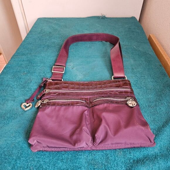 Brighton Deep Purple Crossbody Bag - Picture 1 of 7